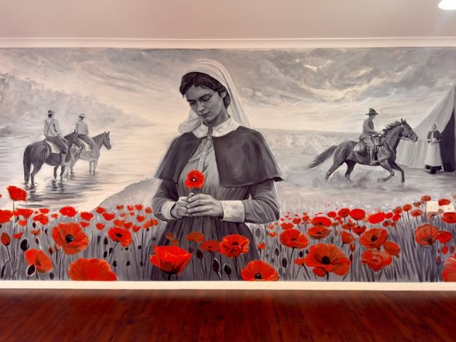 Bedingfeld Park Anzac mural by Jacob Butler (Shakey) Credit: Supplied