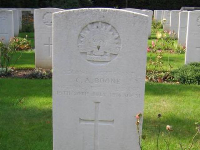 Second Lieutenant Claude Arthur Boone, 54th Australian Infantry Battalion
