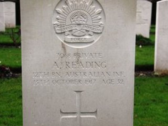 Private Alexander Reading, 12th Australian Infantry Battalion