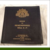 Book of remembrance 58 Batt AIF