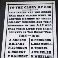 Tablet roll of honour
