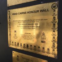 HMAS Cairns Honour Wall 