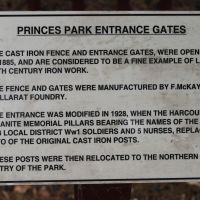 Princes Park Memorial Gates