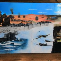 Tongala Memorial Cottage Hospital Mural detail