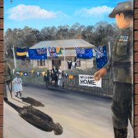 Tongala Memorial Cottage Hospital Mural detail