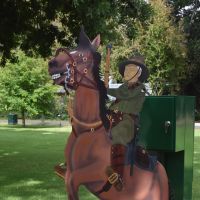 Soldier on a horse