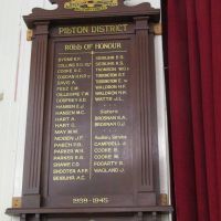 Pilton District Roll of Honour 1939-1945