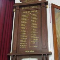 Pilton District Roll of Honour 1914-1918