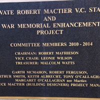 Private Robert Mactier VC Memorial