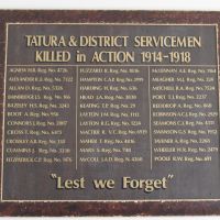 Tatura & District Roll of Honour 1914-1918