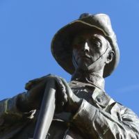 Soldier statue Dalby War Memorial