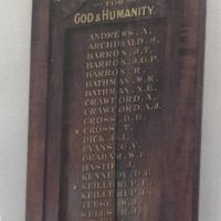 Toolamba Honour Roll 1914 - 1919