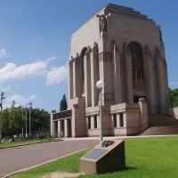 Fallen Olympians Memorial in 2023 after earlier relocation 