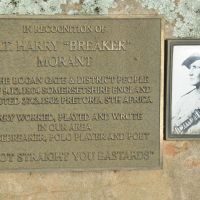 Lieutenant Harry "Breaker" Morant Plaque