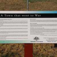Hay World War II Painted Commemorative Water Towers Interpretative Signage and Dedication