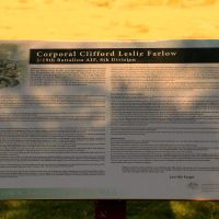 Hay World War II Painted Commemorative Water Towers Interpretative Signage For Local Serviceman Private Clifford Leslie Farlow