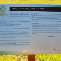 Hay World War II Painted Commemorative Water Towers Interpretative Signage For Local Serviceman Private Victor George Murray