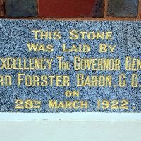 Swan Hill War Memorial Hall Foundation Stone