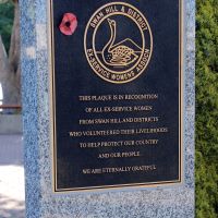 Swan War Memorial Dedication to Ex-Service Women Tableau