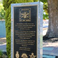 Swan Hill War Memorial Precinct Memorial Plaque to National Servicemen 1951 -1972