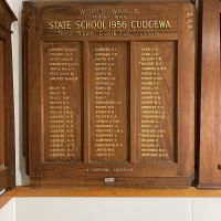 Cudgewa State School WW2 Roll of Honour