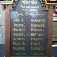Honor Roll World War 2 1939-1945 'Duty Nobly Done'