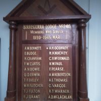 Birregurra Lodge No 246, Members Who Served 1939-1945 War