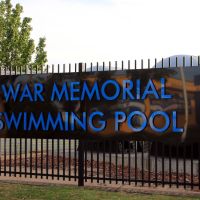 Horsham War Memorial Swimming Pool Signage