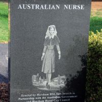 Horsham Australian Services Memorial Located Adjacent to the Main War Memorial and Cenotaph