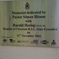 Horsham World War I Roll of Honour Commemorative Wall Dedication Plaque