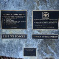 Horsham Citizens Military Forces (CMF) and National Servicemen's Memorial Plaques