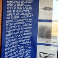 Deniliquin No 7 Flying Training School History Interpretative Signage Displayed Within Airport Terminal Building