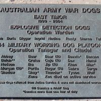 Australian Army War Dogs Memorial