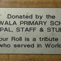 Mulwala Primary School Honour Board