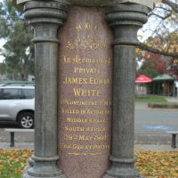 PTE J E White & C E Williams Memorial