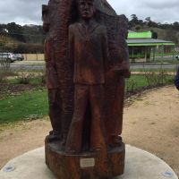 Ripon Beaufort RSL Memorial Garden Wood Carving