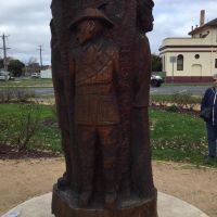 Ripon Beaufort RSL Memorial Garden Wood Carving