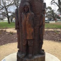 Ripon Beaufort RSL Memorial Garden Wood Carving
