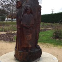 Ripon Beaufort RSL Memorial Garden Wood Carving