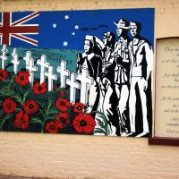 Wedderburn RSL Memorial Hall Wall Mural