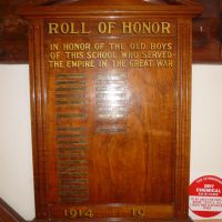 Kersbrook School Roll of Honor