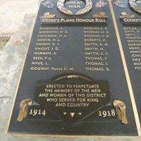 Cooke Plains Honour Roll