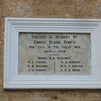Cooke Plains WW1 Soldiers Memorial Hall