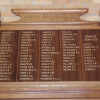 Ormond Presbyterian Church Honour Roll