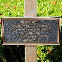 Mackay and District Pipe Band Memorial