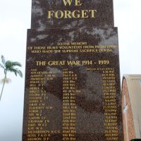 Proserpine Shire Council original Cenotaph