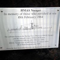 Townsville's HMAS Voyager Commemorative Memorial Plaque