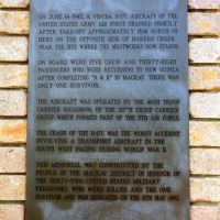 Bakers Creek Air Crash Memorial