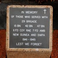 29th Brigade Second AIF  Memorial