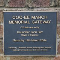 Coo-ee March Memorial Gateway